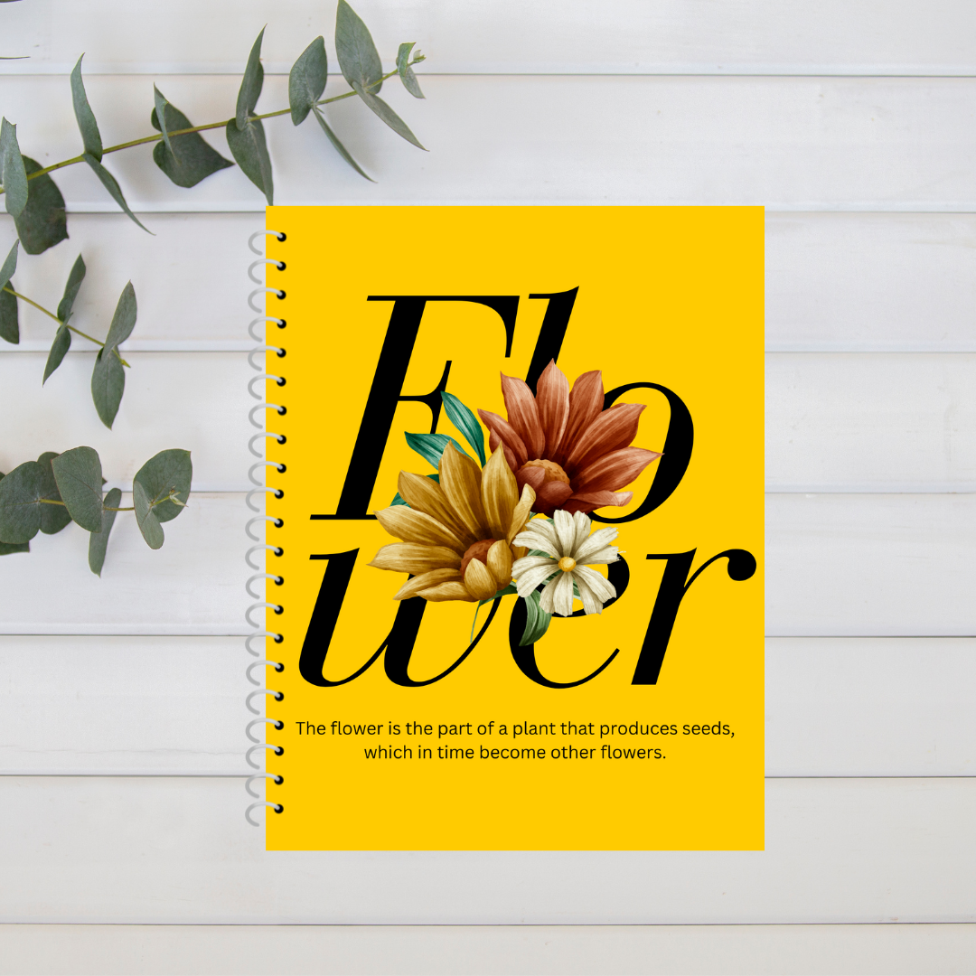Flower Spiral Notebook