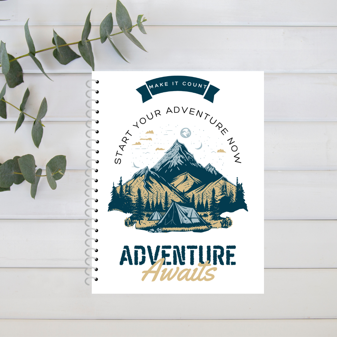 Adventure Awaits Spiral Notebook
