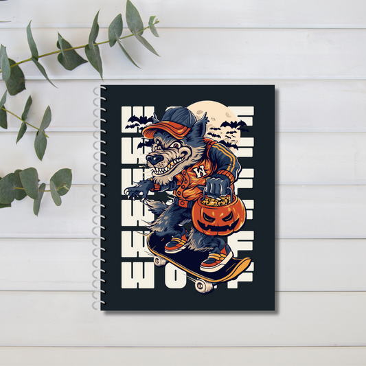 Wolf Spiral Notebook