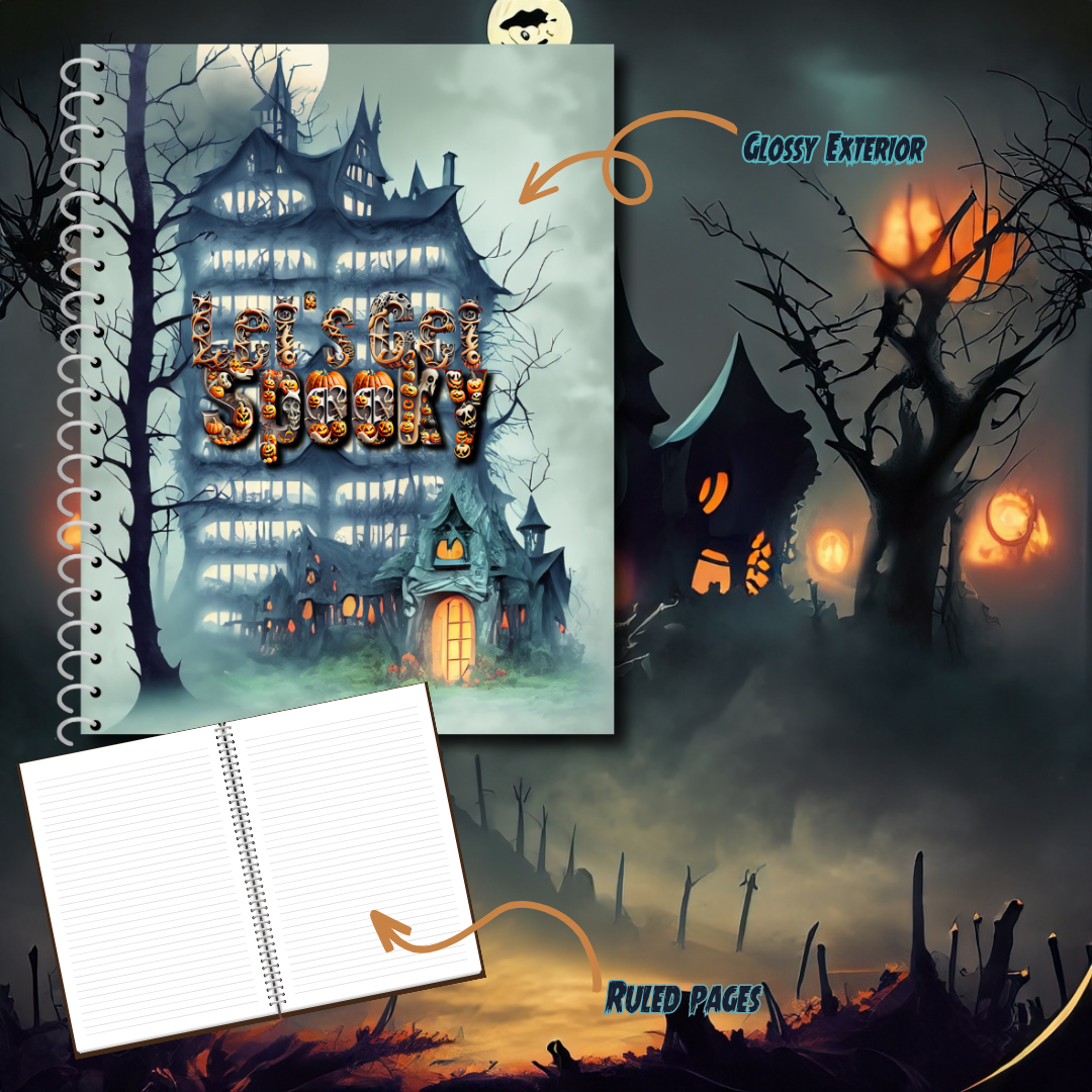 Let's Get Spooky Spiral Notebook