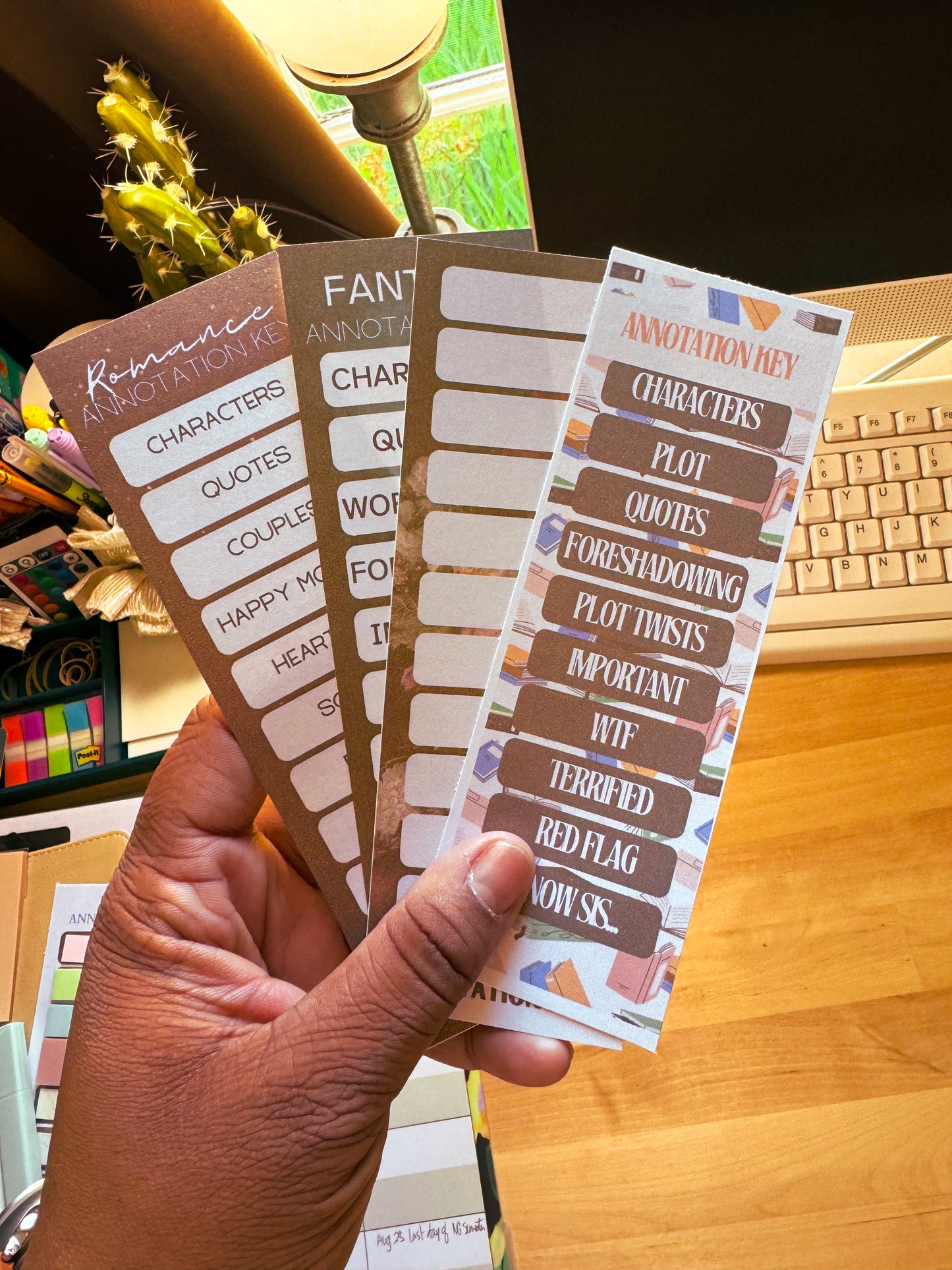 Annotation Key Bookmarks