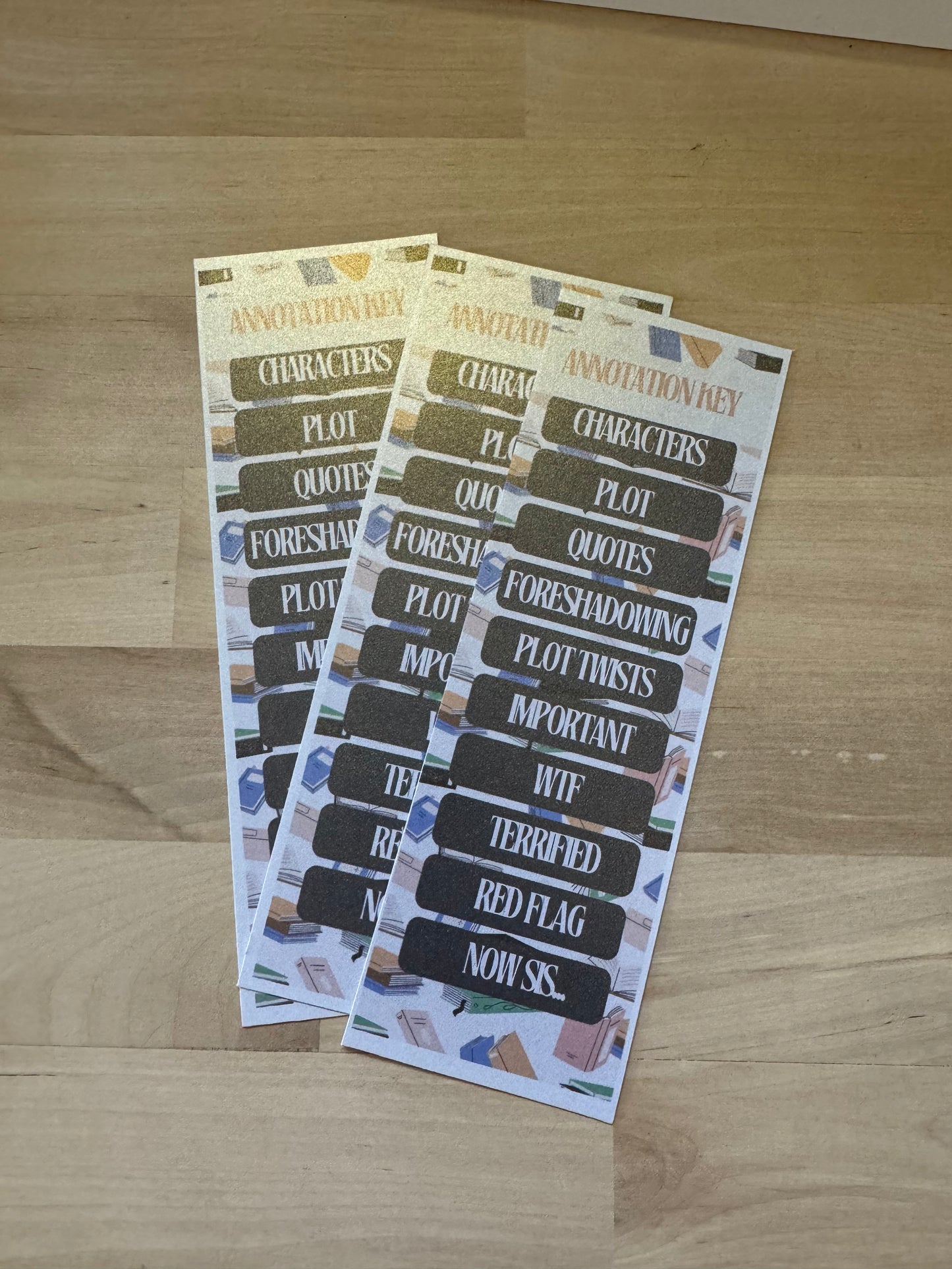 Annotation Key Bookmarks