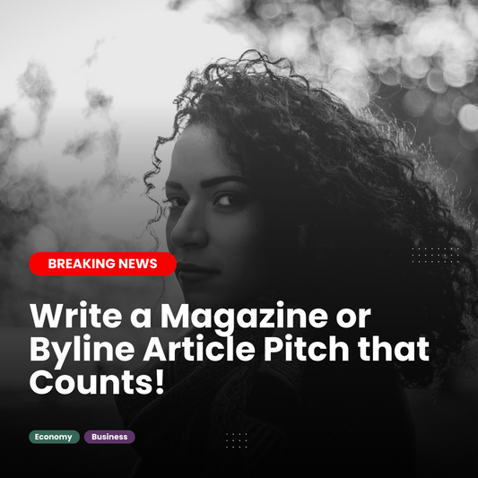 Magazine/News Byline Pitch Template