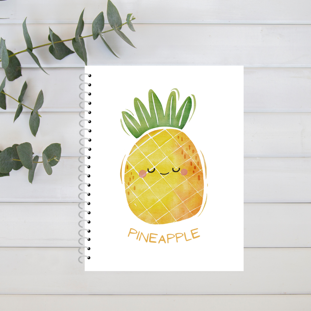 Pineapple Spiral Notebook