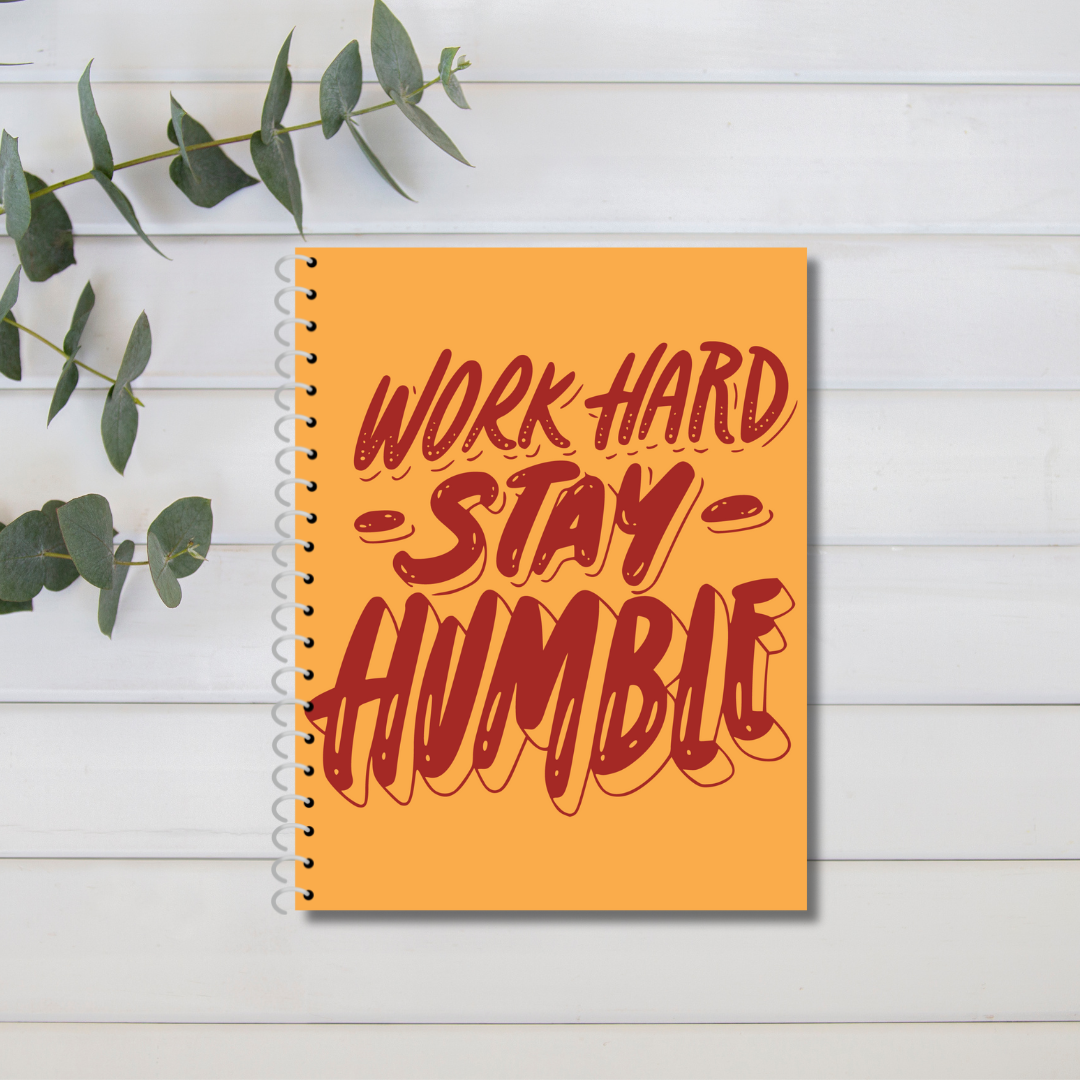 Work Hard Spiral Notebook