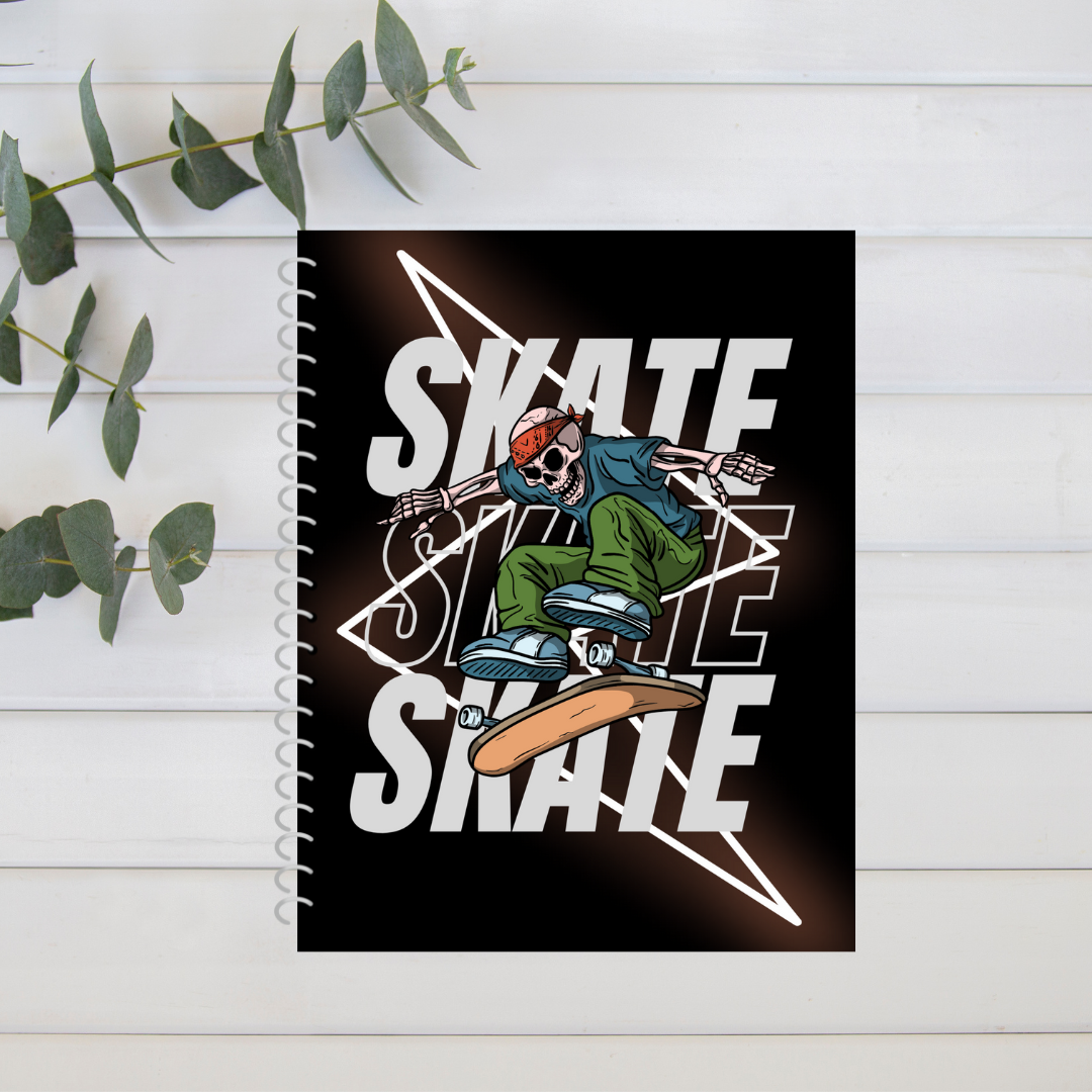 Skate Life Spiral Notebook