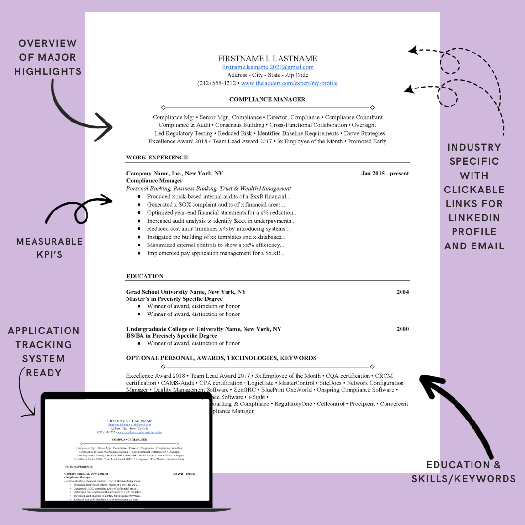 Tax Resume Template