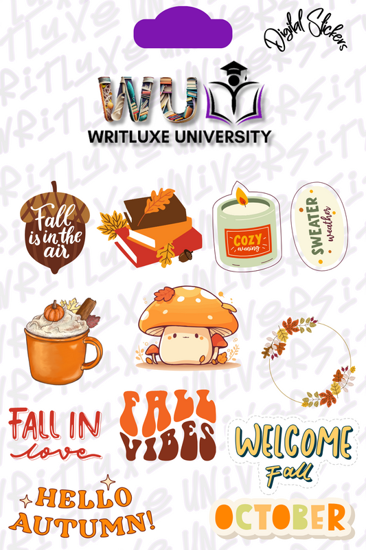 Fall Digital Sticker Pack